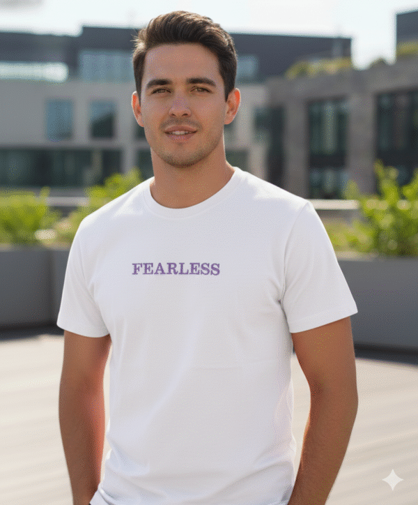 FEARLESS Embroidered T-Shirt